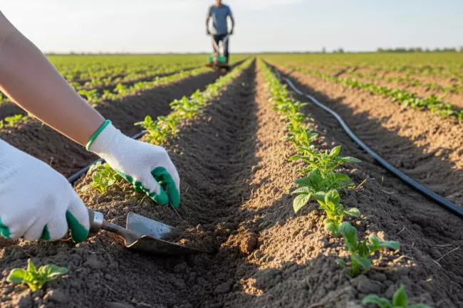 Весенняя посадка картофеля для большого урожая