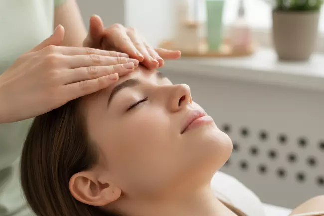 Массаж лица дома по линиям растяжения