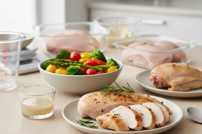 Куриное мясо для снижения веса и сытости
