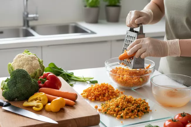 Нарезка и подготовка овощей для сохранения пользы