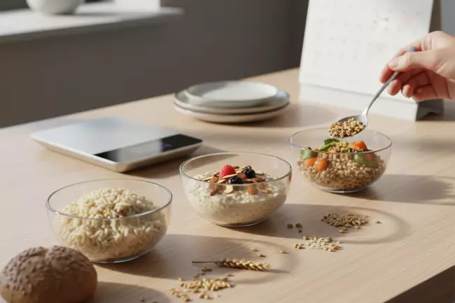 Цельнозерновые продукты: порции и частота употребления