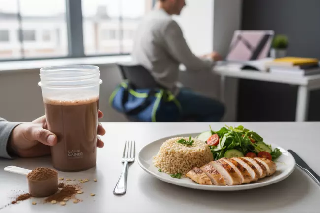 Правильный приём гейнера для набора мышц