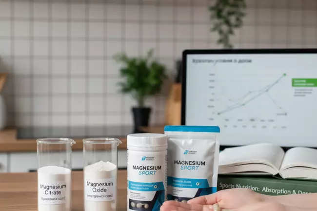 Магний для спорта: формы, дозировки, биодоступность