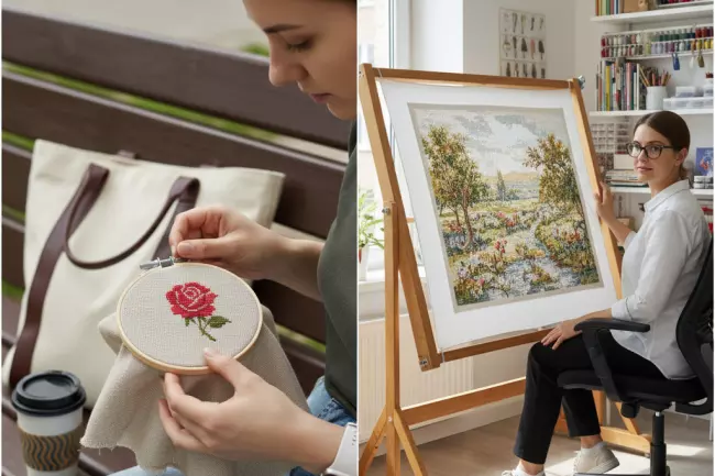 Выбор пялец или рамы для вышивки