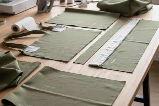 Поэтапная сборка тканевой сумки