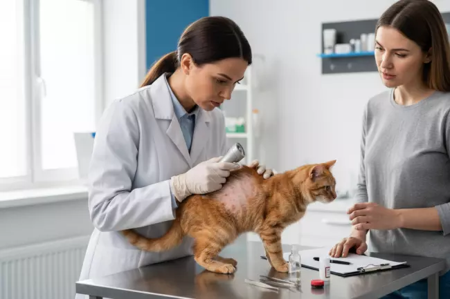 Причины круглогодичной линьки у кошек, ветеринар