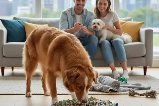 Игры, обучение и социализация квартирной собаки