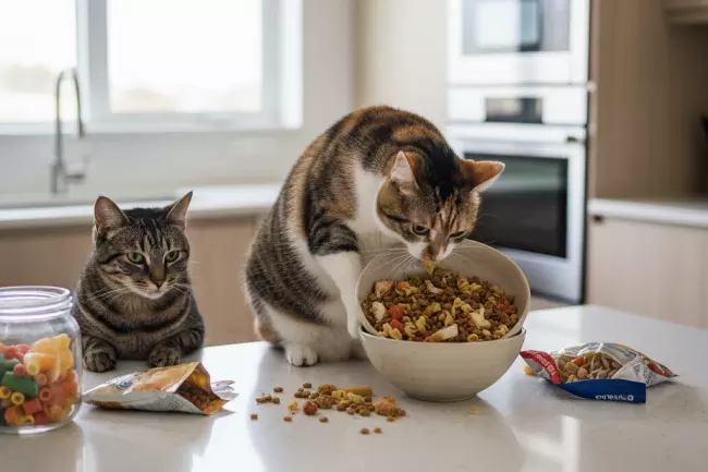 Ошибки кормления кошки: перекорм и перекосы рациона