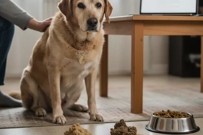 Признаки неподходящего домашнего рациона собаки