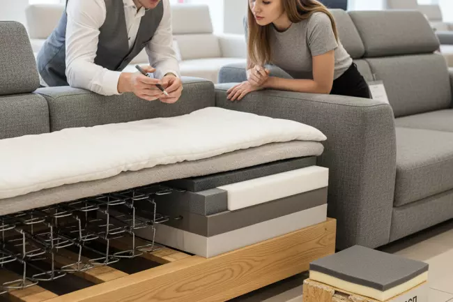 Причины проседания дивана и потери формы