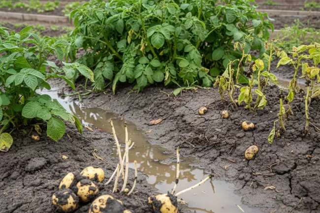 Весенняя посадка картофеля без ошибок