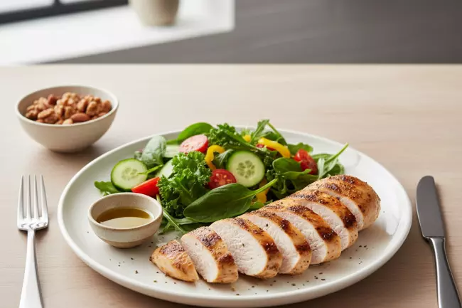 Куриное мясо: сытость, белок, клетчатка