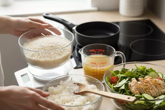 Выбор риса и сочетания без лишних калорий