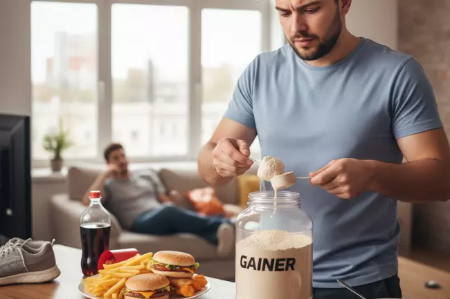 Гейнер, профицит калорий и набор жира