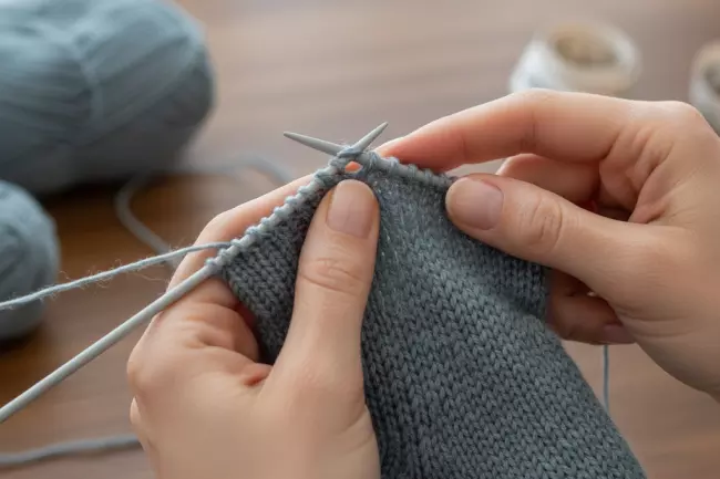 Бесшовное вязание носков спицами без дырок