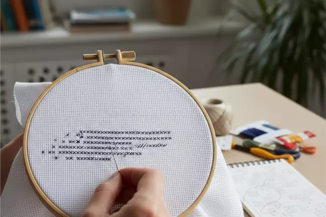 Основы вышивки крестом для начинающих, ровные стежки