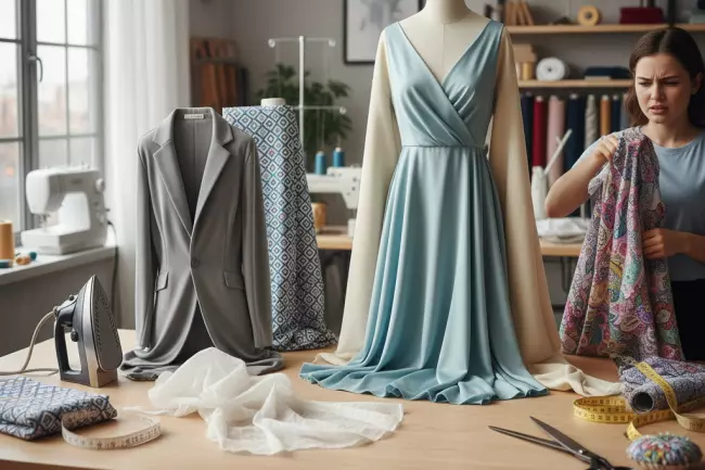 Ошибки выбора ткани для шитья