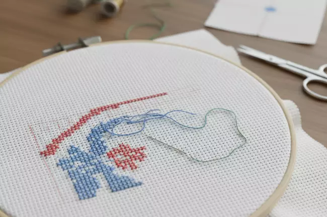 Ошибки работы с простыми схемами вышивки крестом