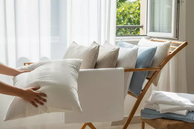 Уход за подушками: чистка и проветривание