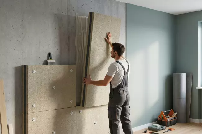 Бескаркасная шумоизоляция стен в квартире