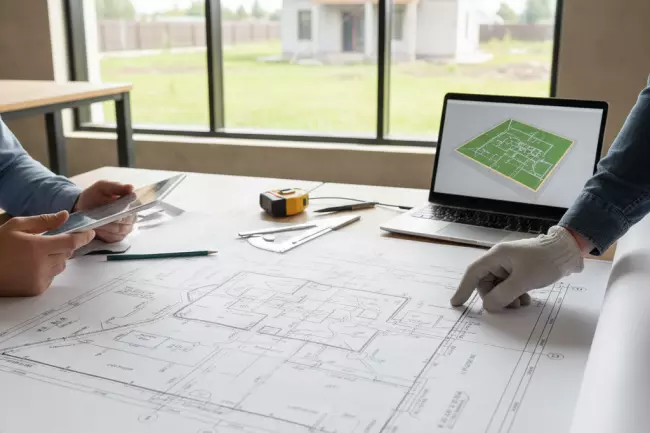 Инженерный план участка: границы, рельеф, сети