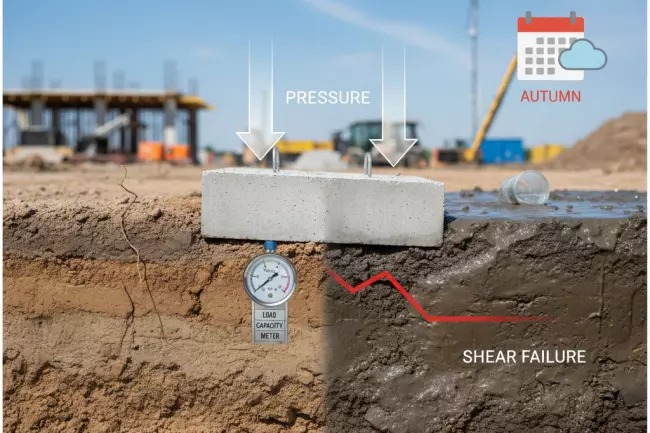 Определение несущей способности грунта участка