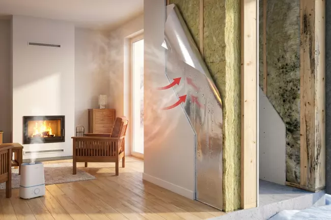 Пароизоляция стен: необходимость и принцип работы