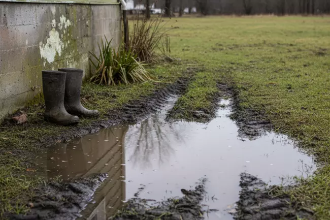Определение высокого уровня грунтовых вод
