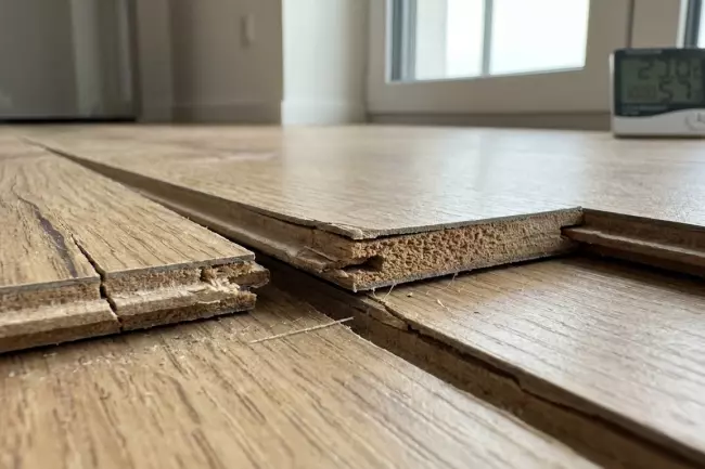 Влияние сухого воздуха на HDF-основу ламината