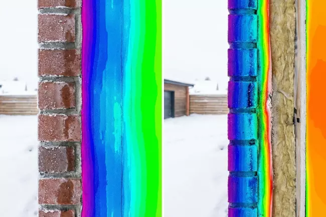 Ограничения внутреннего утепления и температурный профиль стены