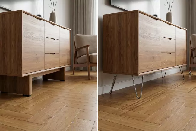 Тяжёлая мебель на паркете: нагрузка и опоры