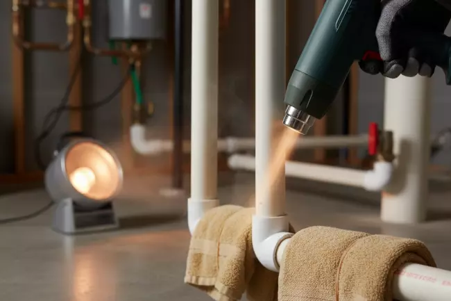 Безопасное оттаивание водопровода без повреждений