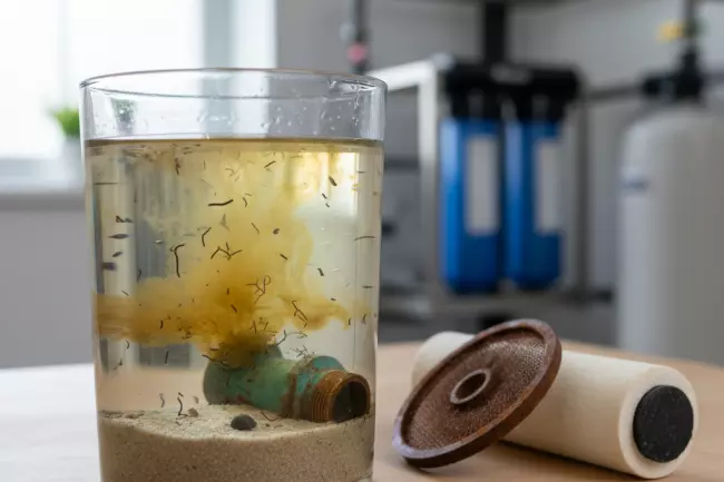 Загрязнения воды из скважины и колодца