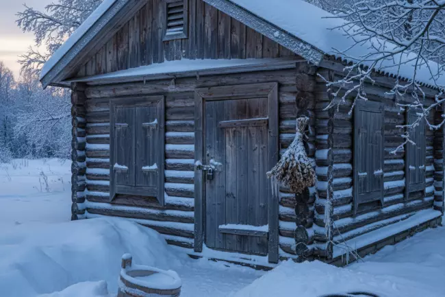 Консервация бани на зиму: мягкий режим
