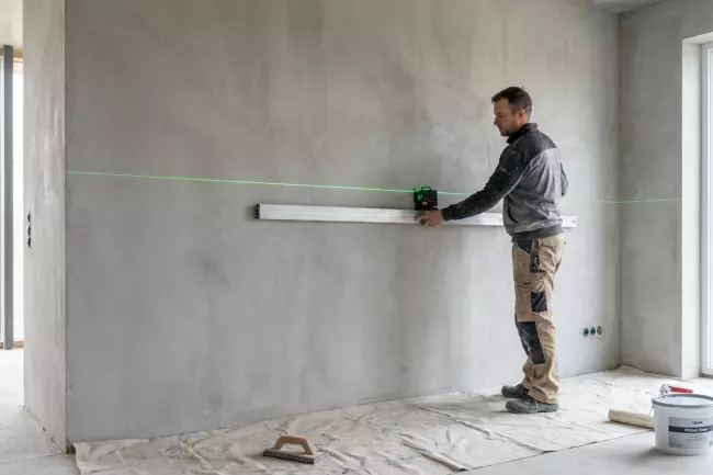 Подготовка стен под покраску без штукатурки