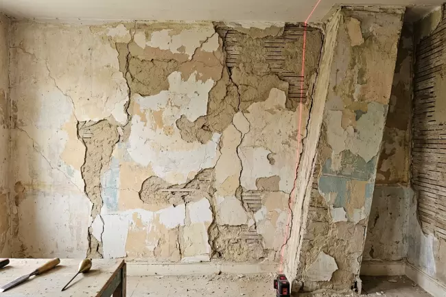 Выравнивание стен в доме старой постройки