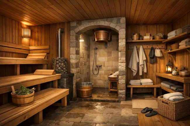 Оптимальные размеры бани для семьи 3–5 человек