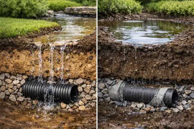 Влияние типа грунта на дренаж участка