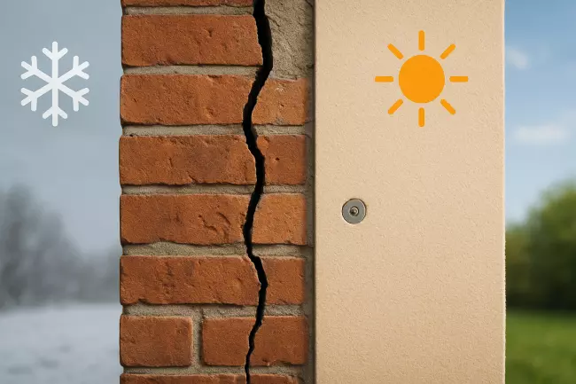 Температурные перепады и трещинообразование при утеплении