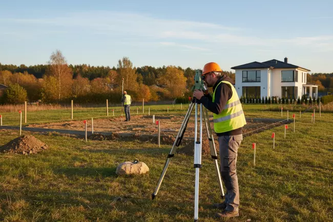 Вынос границ участка в натуру перед строительством