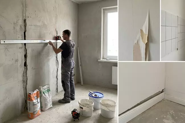 Проверка кривизны стен перед ремонтом