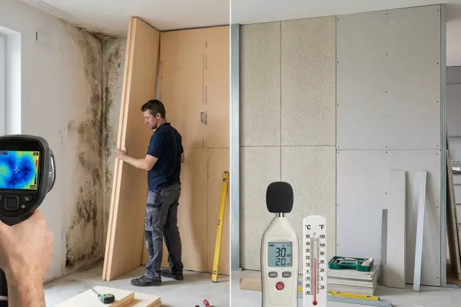 Теплоизоляция внутренних стен квартиры от сырости