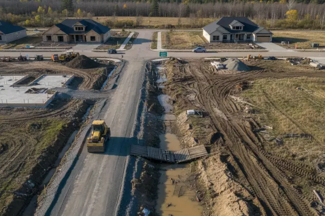 Проектирование подъездных путей к участку