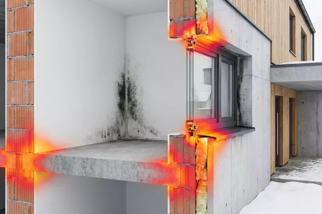 Устранение мостиков холода в стенах