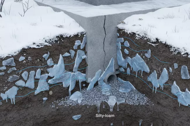 Пучинистые грунты и глубина промерзания фундамента