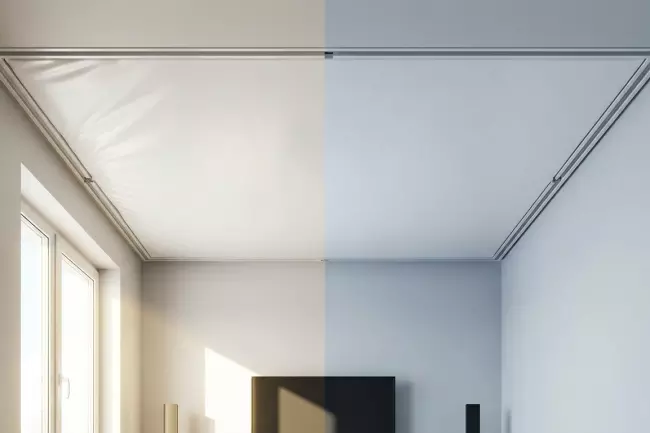 Температурные зазоры натяжных потолков