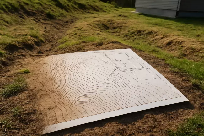 Геодезическая съёмка участка: рельеф и перепады высот