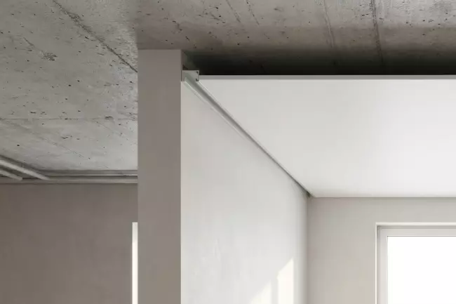 Минимальное опускание натяжного потолка после монтажа