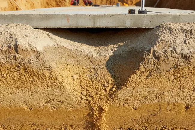 Несущая способность песчаного грунта для строительства