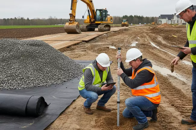 Оценка несущей способности грунта для техники